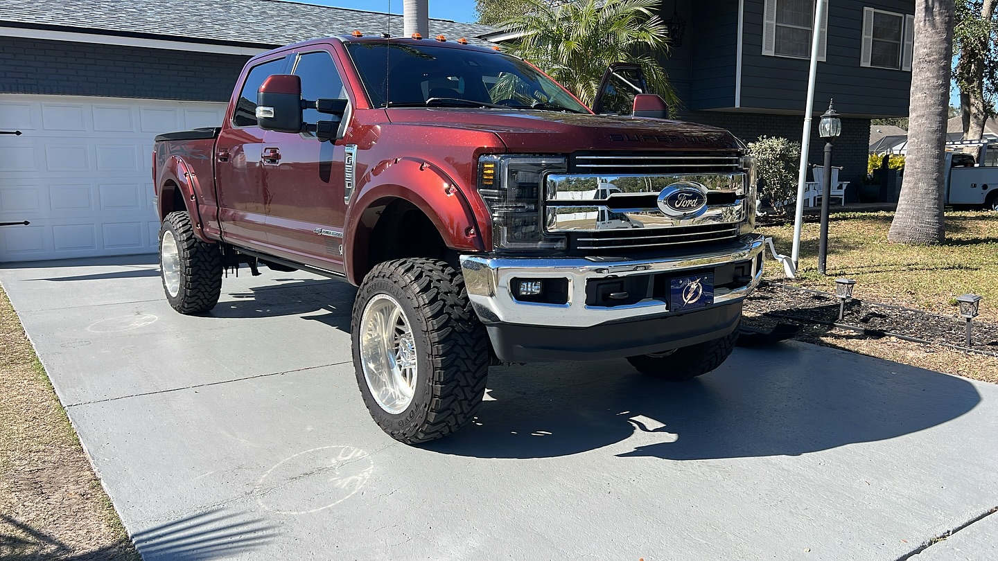 Lifted Ford truck